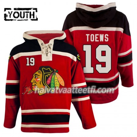 Lasten NHL Chicago Blackhawks Jonathan Toews 19 Punainen Sawyer Hooded Sweatshirt Lasten NHL Chicago Blackhawks Jonathan Toews 19 Punainen Sawyer Hooded Sweatshirt